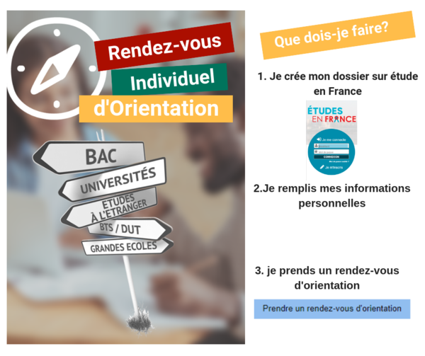 Comment prendre un rendez-vous individuel d'orientation?