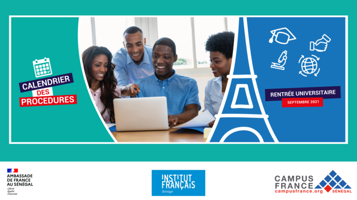 Calendrier Campus France Senegal 2022